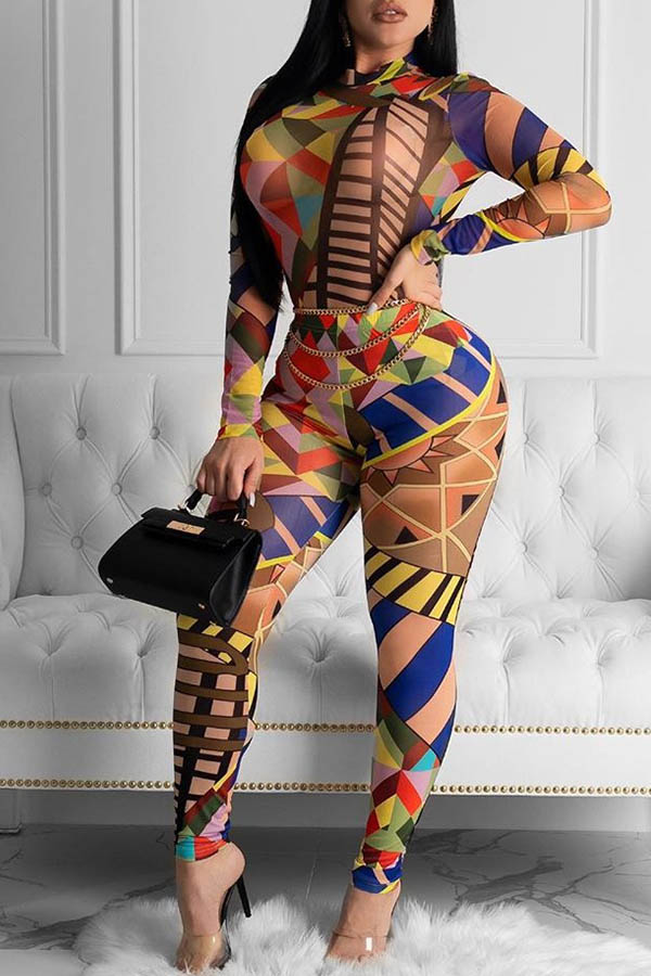 

Lovely Party Printed Multicolor Two-piece Pants Set, Multi