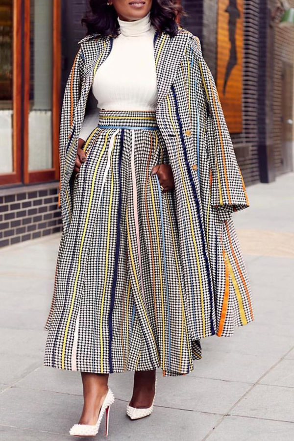 

Lovely Casual Printed Loose Multicolor Two-piece Pants Set, Multi