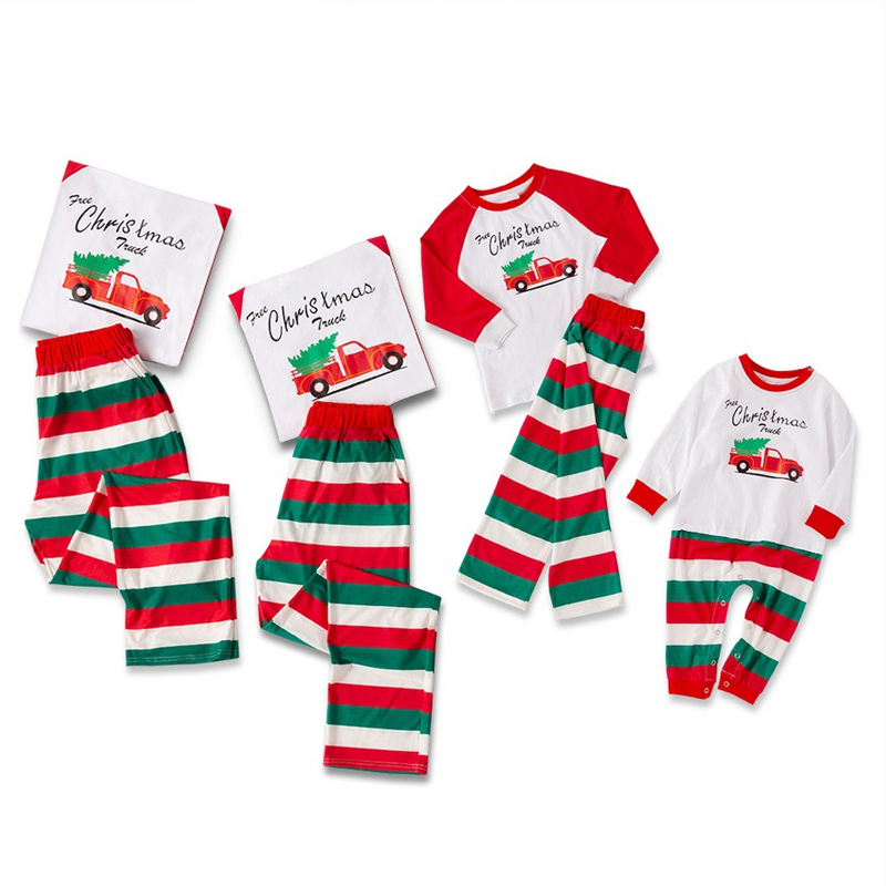 

Lovely Family Striped White Kids Two-piece Pants Set