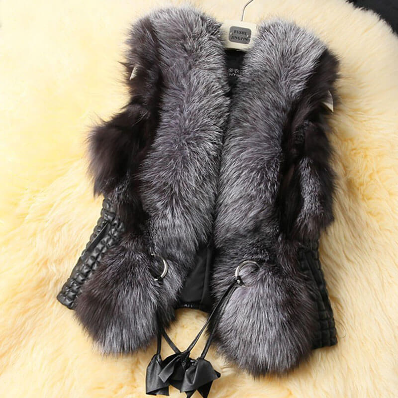 

Lovely Casual V Neck Black Vest