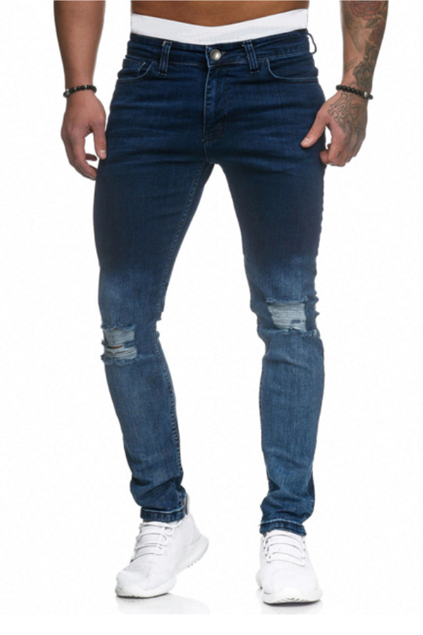 

Lovely Casual Printed Blue Jeans