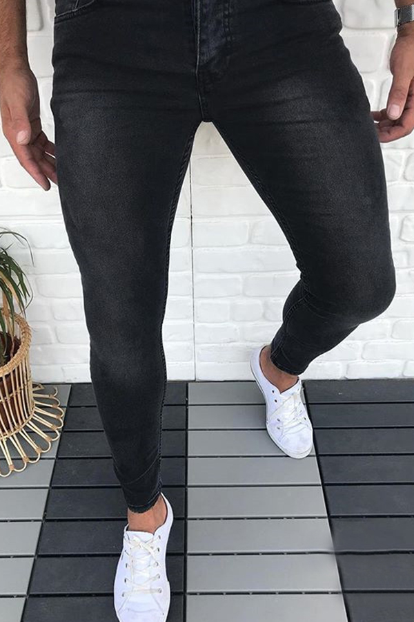 

Lovely Casual Basic Skinny Black Jeans