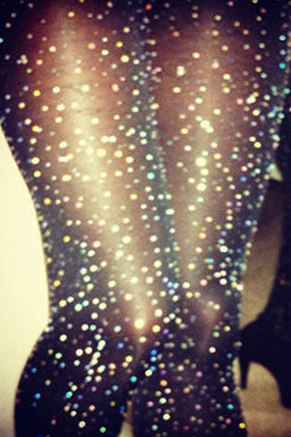 

Lovely Sexy Skinny Dot Black Bodystocking