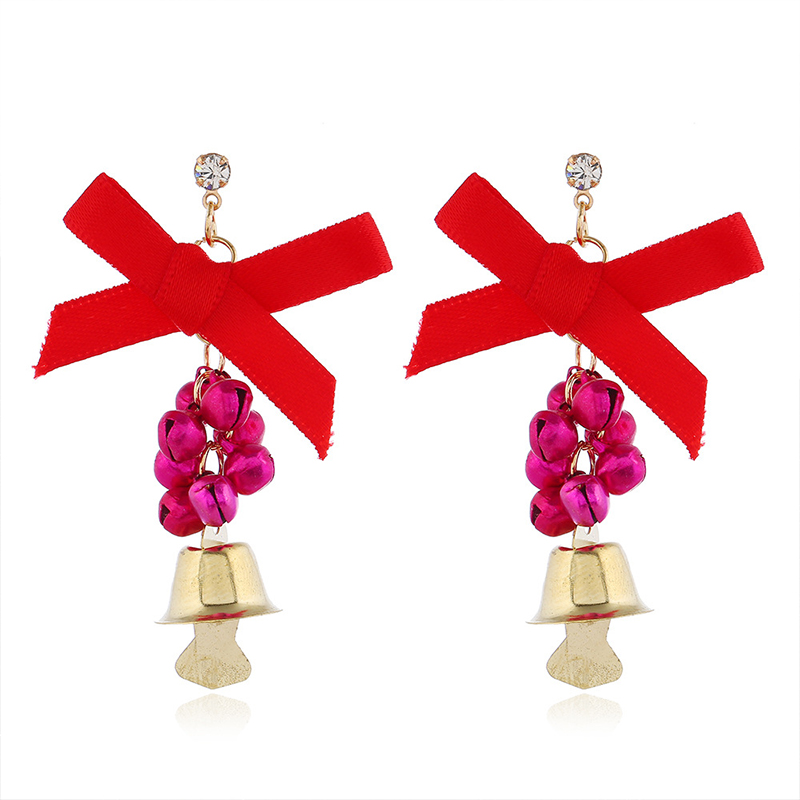 

Lovely Christmas Day Red Earring