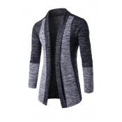 Lovely Casual Patchwork Dark Grey Sweater