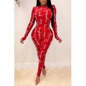 Lovely Chic Skinny Red One-piece Jumpsuit
