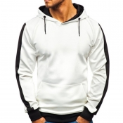 Lovely Casual Hooded Collar White Hoodie
