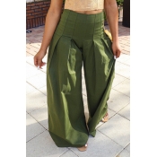 Lovely Leisure Loose Green Pants