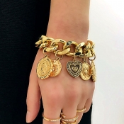 Lovely Trendy Gold Bracelet
