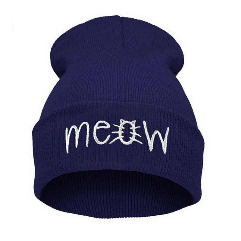 

Lovely Casual Letter Navy Blue Beanie