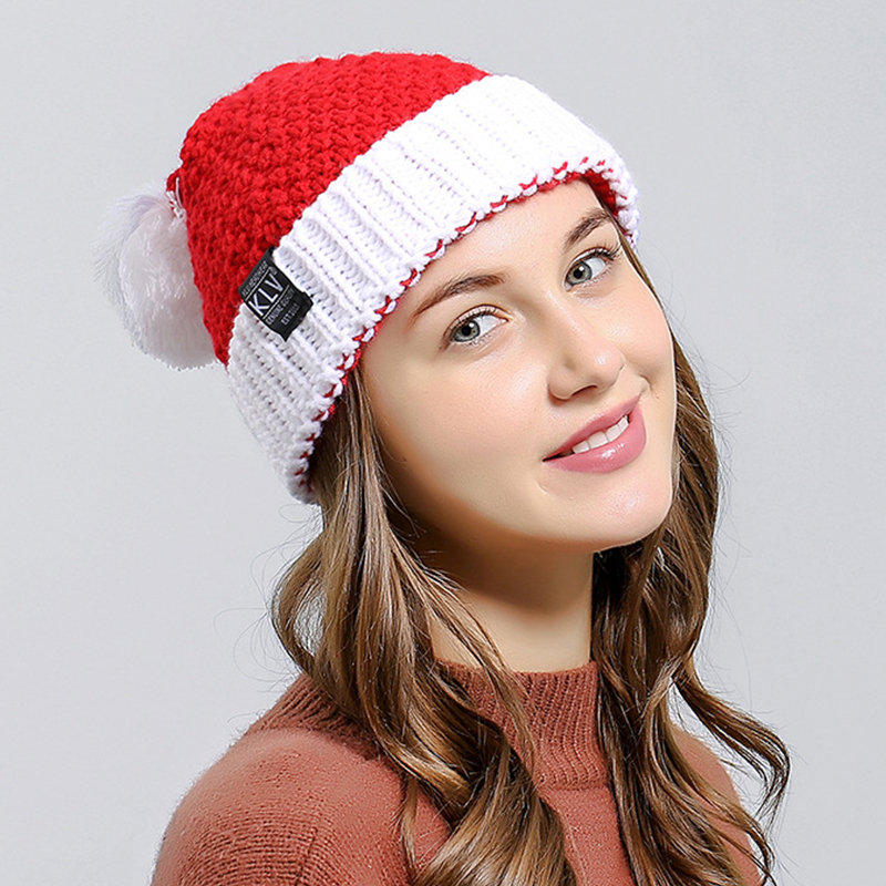 

Lovely Casual Patchwork Red Beanie