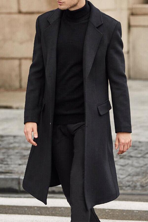 

Lovely Imitation wool suiting Casual Solid Basic Regular Wool, Grey