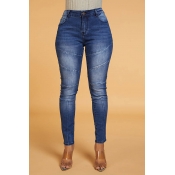 Lovely Chic Make Old Patchwork Blue Jeans