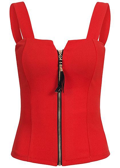 Lovely Trendy Spaghetti Strap Basic Red Plus Size Camisole