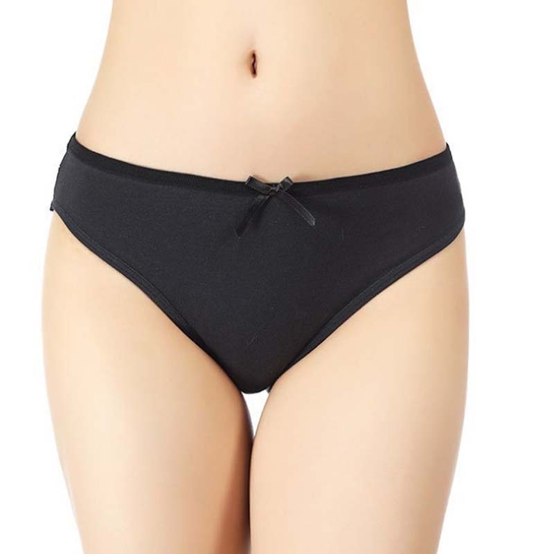 

Lovely Sexy Basic Black Panties