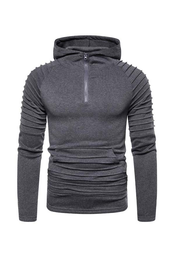 

Lovely Casual Drape Design Dark Grey Coat
