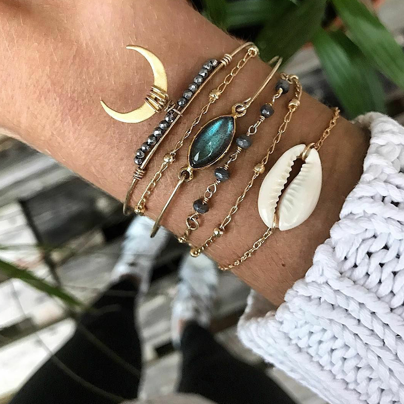 

Lovely Bohemian Gold Bracelet