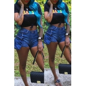 Lovely Casual Letter Print Black T-shirt