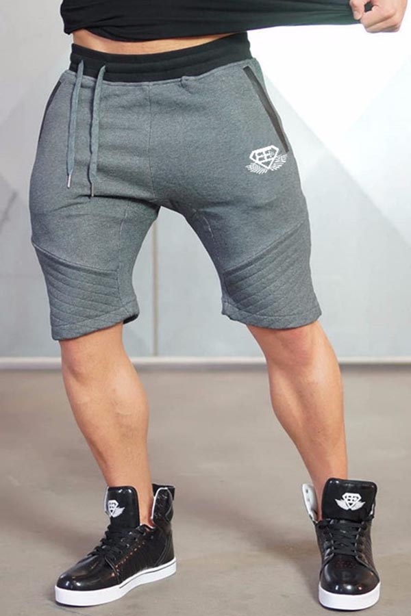 

Lovely Street Drawstring Dark Grey Shorts