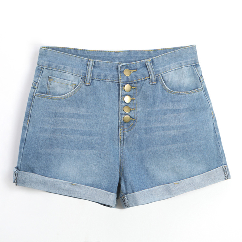 

Lovely Casual Button Royal Blue Shorts, Royalblue