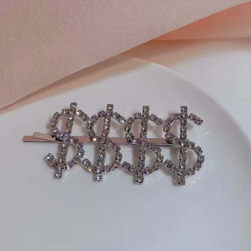 

Lovely Trendy Letter Silver Hairpin