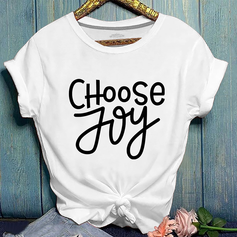 

Lovely Casual Letter Print White T-shirt
