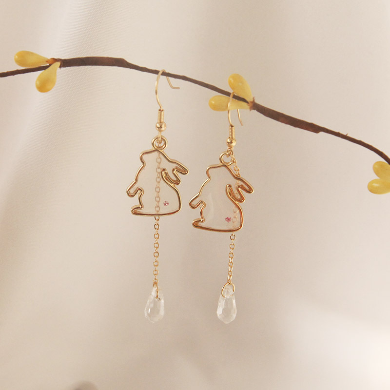 

Lovely Sweet Tassel Design Gold Earring