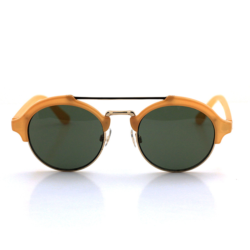 

Lovely Chic Patchwork Yellow Sunglasses