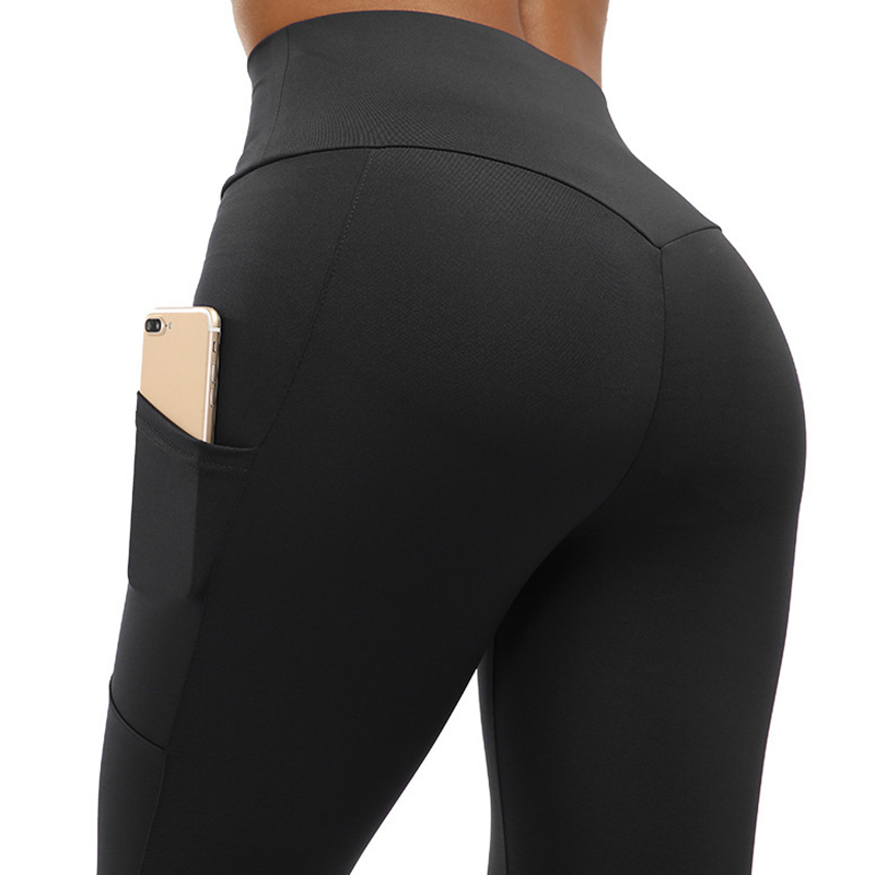 

Lovely Sportswear Pocket Patched Black Pants