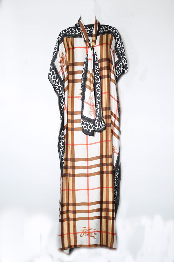 Lovely Trendy Leopard Print Maxi Plus Size Dress