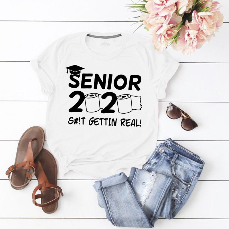 

Lovely Casual O Neck Letter Print White T-shirt
