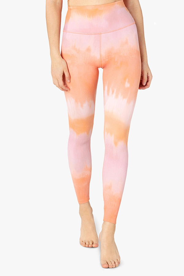 

Lovely Sportswear Tie-dye Orange Leggings