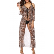 Lovely Leopard Print Cover-Up
