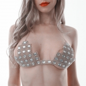 Lovely Sexy Silver Bras