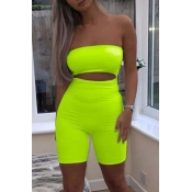 Lovely Leisure Hollow-out Green One-piece Romper