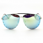 Lovely Stylish Gradient Lens Blue Sunglasses