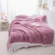Lovely Chic Patchwork Purple Blanket