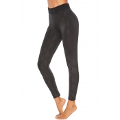 Lovely Casual Basic Skinny Black Plus Size Pants