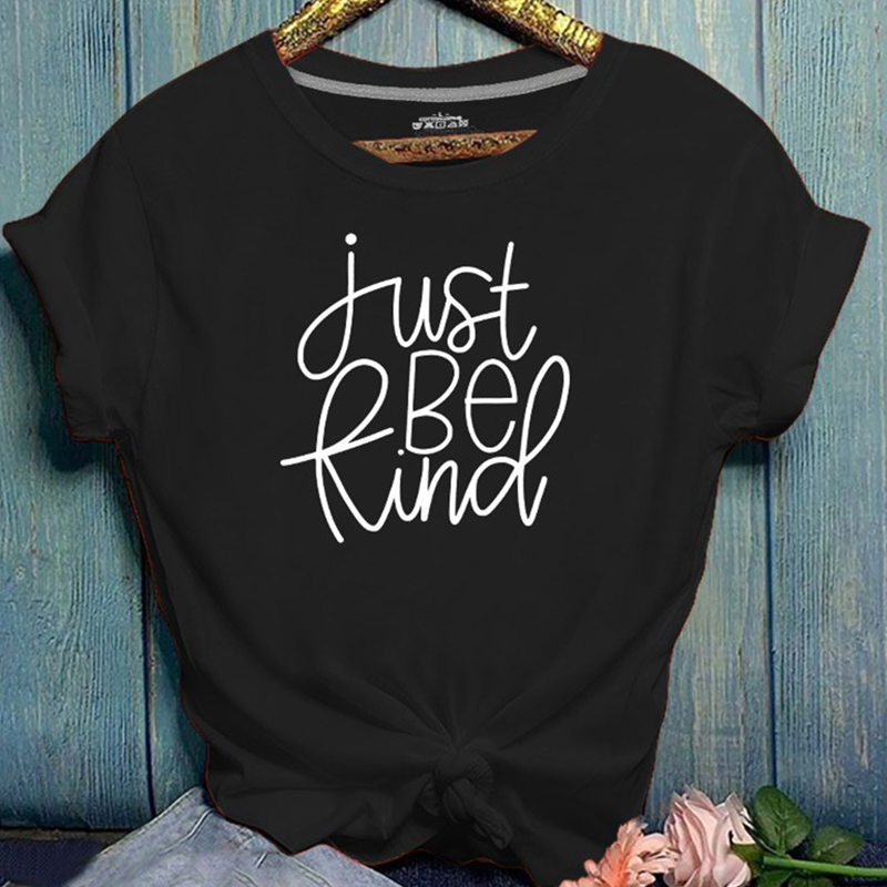 

Lovely Casual Letter Print Black Plus Size T-shirt