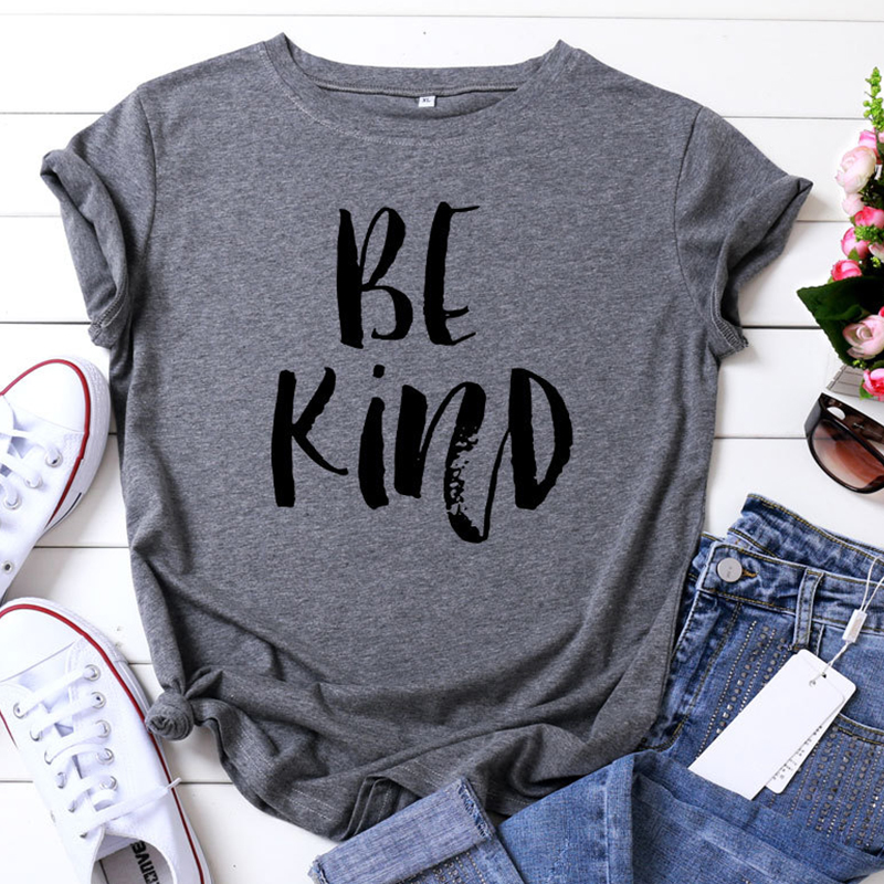 

Lovely Leisure O Neck Letter Print Dark Grey Plus Size T-shirt
