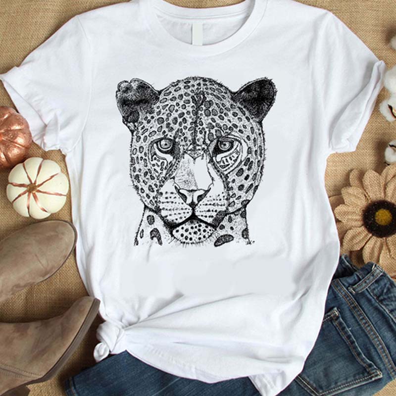 

Lovely Leisure O Neck Print White Plus Size T-shirt