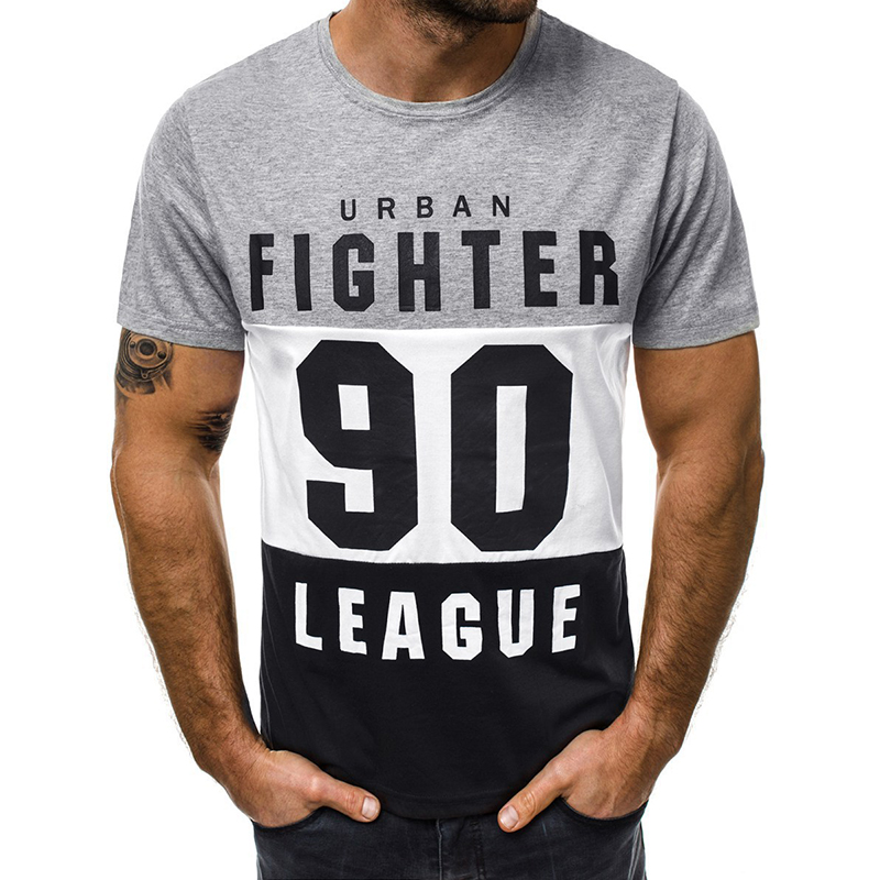 

Lovely Sportswear Patchwork Light Grey T-shirt
