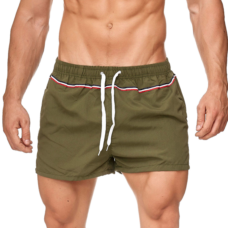 

Lovely Sportswear Lace-up Green Shorts
