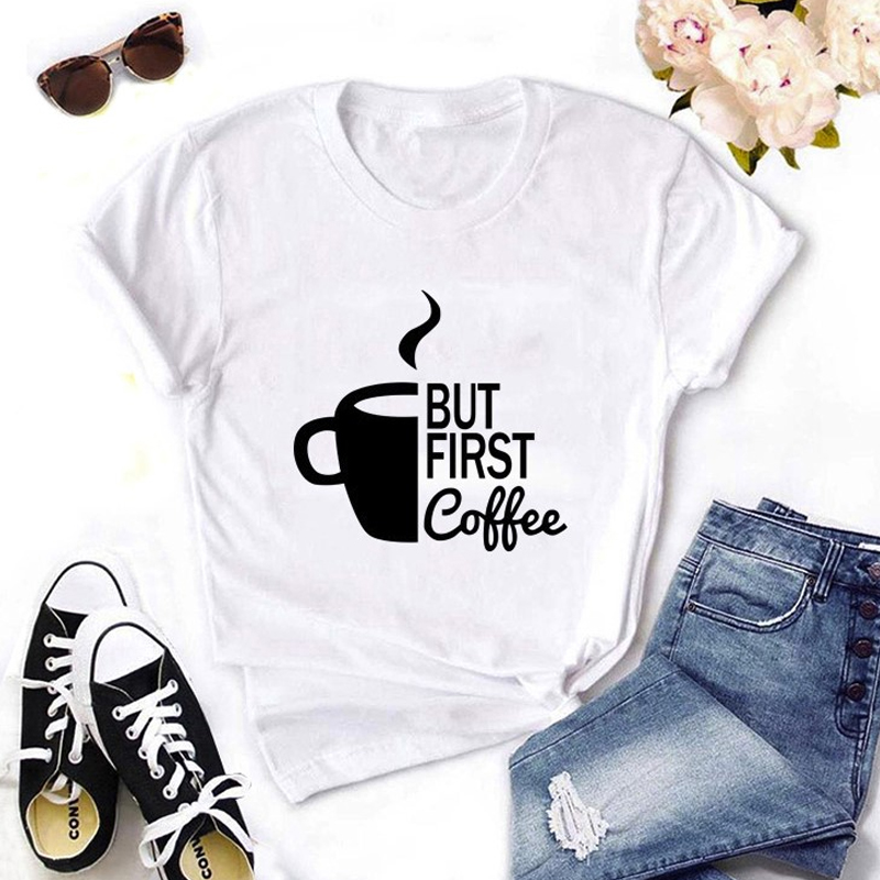 

Lovely Leisure O Neck Print White T-shirt