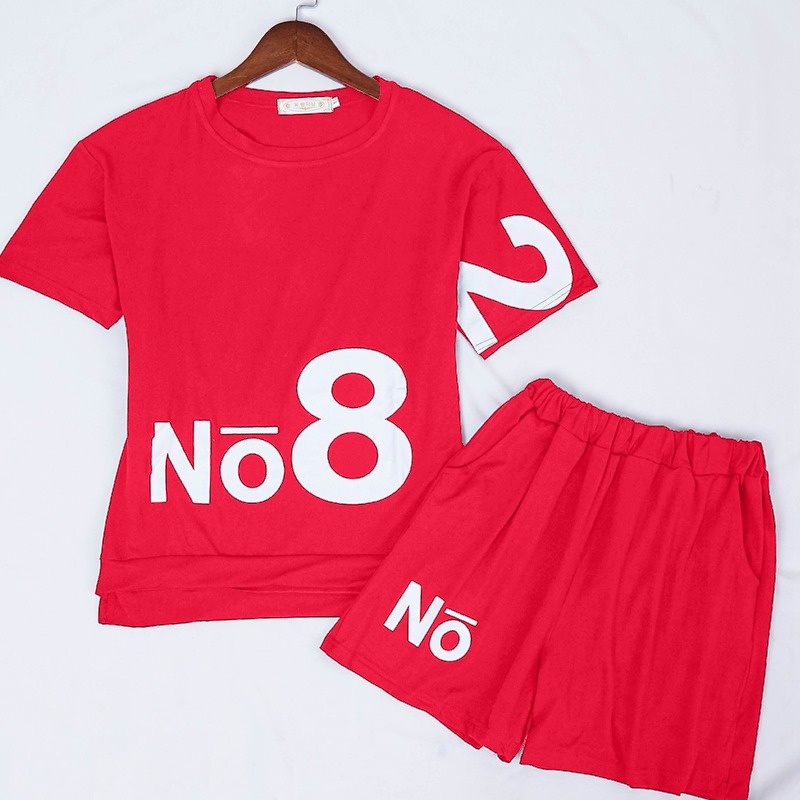 

Lovely Casual Letter Print Red Sleepwear