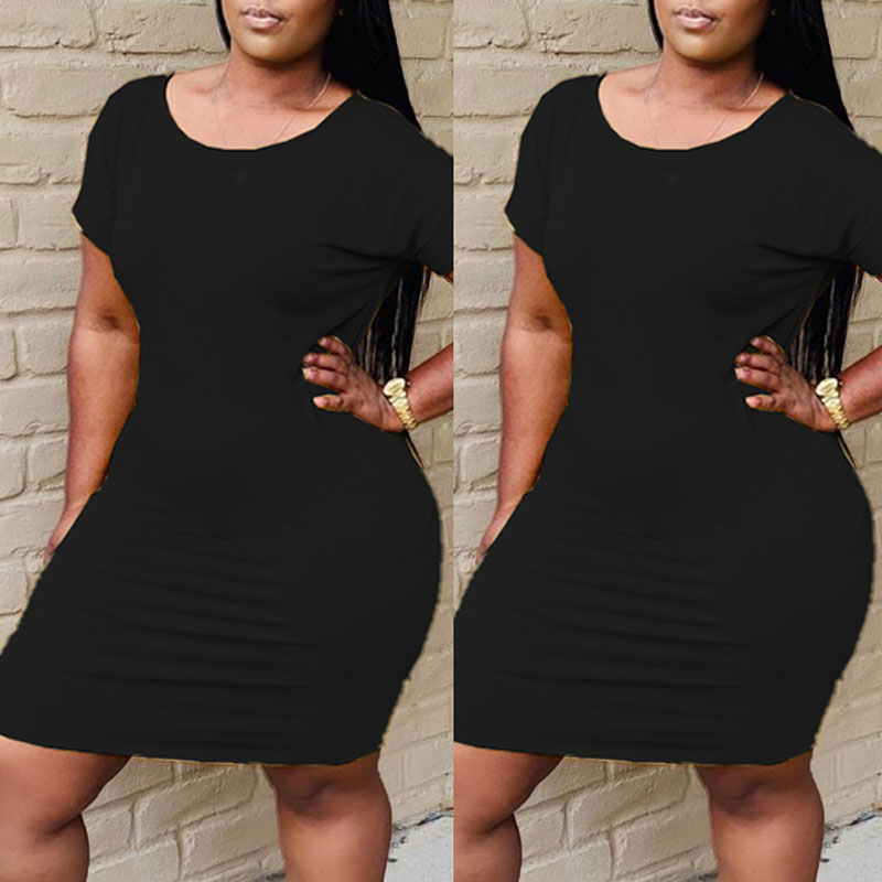 

Lovely Casual Basic Black Knee Length Dress