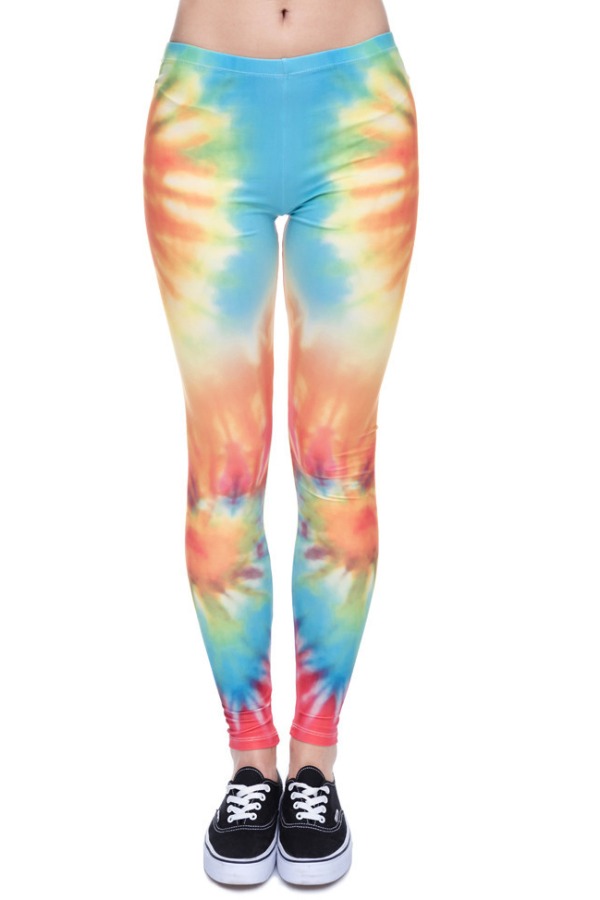 

Lovely Sportswear Tie-dye Multicolor Pants, Multi