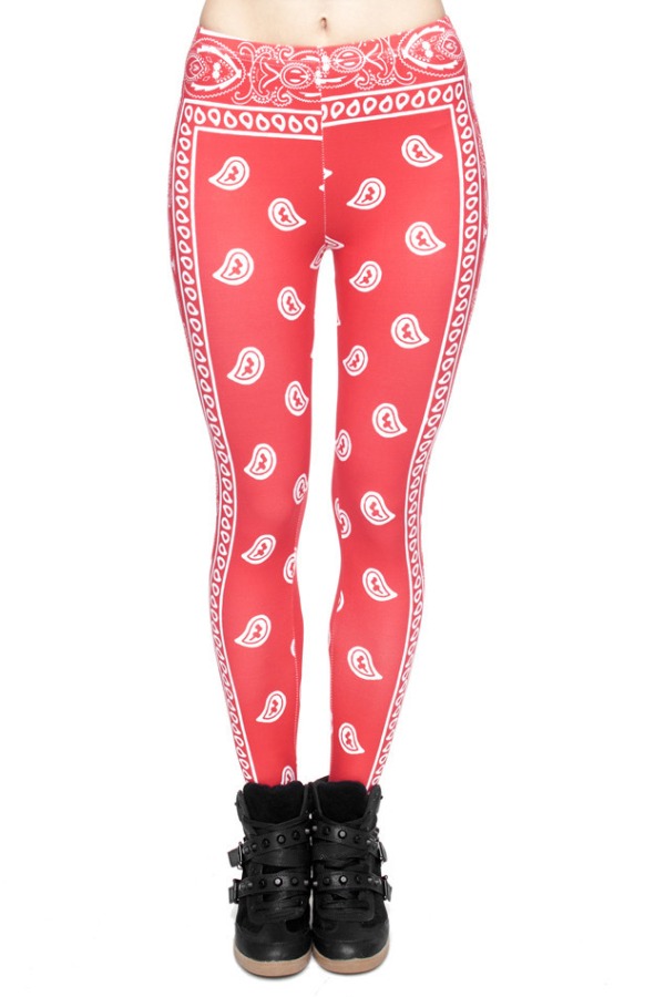 

Lovely Sportswear Print Red Pants