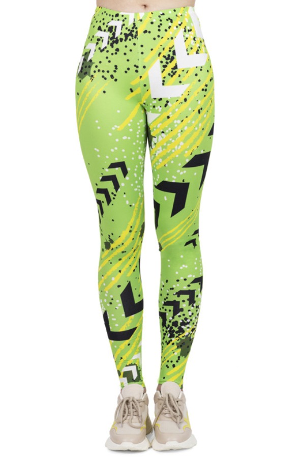 

Lovely Sportswear Print Green Pants
