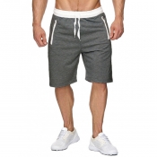 Lovely Sportswear Lace-up Dark Grey Shorts